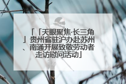 「天眼聚焦·长三角」贵州省驻沪办赴苏州、南通开展致敬劳动者走访慰问活动