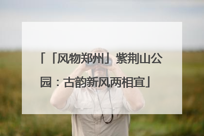 「风物郑州」紫荆山公园：古韵新风两相宜