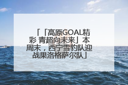 「高原GOAL精彩 青超向未来」本周末，西宁雪豹队迎战果洛格萨尔队