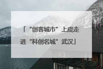 “创客城市”上虞走进“科创名城”武汉