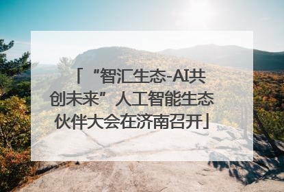 “智汇生态-AI共创未来”人工智能生态伙伴大会在济南召开