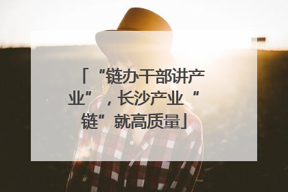 “链办干部讲产业”，长沙产业“链”就高质量