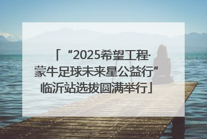“2025希望工程·蒙牛足球未来星公益行”临沂站选拔圆满举行