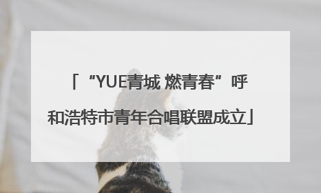 “YUE青城 燃青春”呼和浩特市青年合唱联盟成立