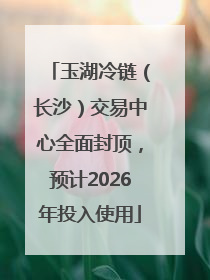 玉湖冷链（长沙）交易中心全面封顶，预计2026年投入使用