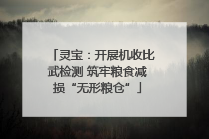 灵宝：开展机收比武检测 筑牢粮食减损“无形粮仓”