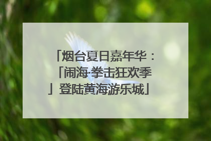 烟台夏日嘉年华：「闹海·拳击狂欢季」登陆黄海游乐城