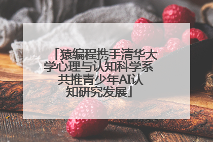 猿编程携手清华大学心理与认知科学系 共推青少年AI认知研究发展