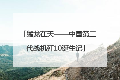 猛龙在天——中国第三代战机歼10诞生记
