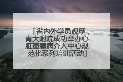 省内外学员观摩，青大附院成功举办心脏瓣膜病介入中心规范化系列培训活动