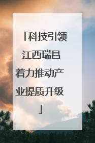 科技引领 江西瑞昌着力推动产业提质升级