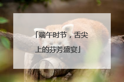 端午时节，舌尖上的芬芳盛宴