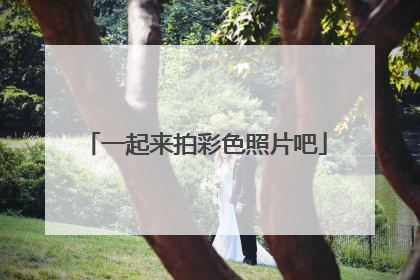 一起来拍彩色照片吧