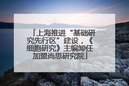 上海推进“基础研究先行区”建设，《细胞研究》主编卸任加盟尚思研究院