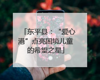 东平县：“爱心港”点亮困境儿童的希望之星