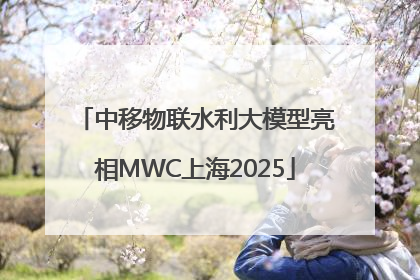 中移物联水利大模型亮相MWC上海2025