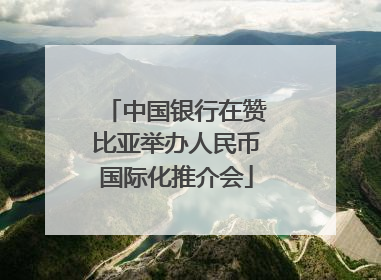 中国银行在赞比亚举办人民币国际化推介会