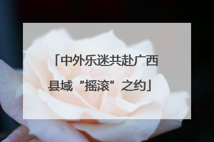 中外乐迷共赴广西县域“摇滚”之约