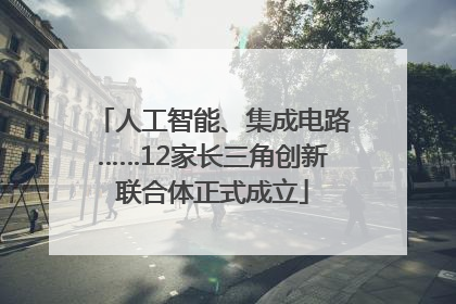 人工智能、集成电路……12家长三角创新联合体正式成立