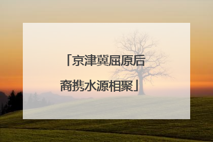 京津冀屈原后裔携水源相聚