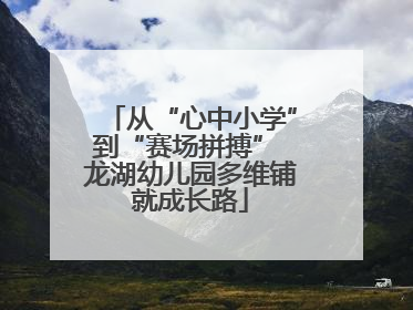 从“心中小学”到“赛场拼搏” 龙湖幼儿园多维铺就成长路