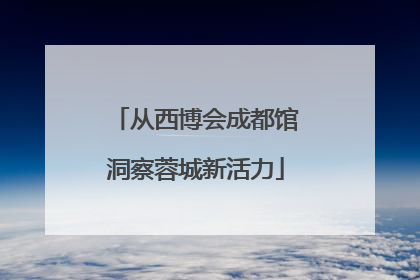 从西博会成都馆洞察蓉城新活力