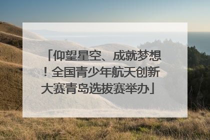 仰望星空、成就梦想！全国青少年航天创新大赛青岛选拔赛举办