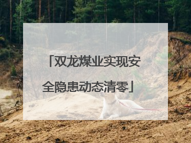 双龙煤业实现安全隐患动态清零