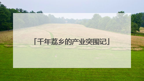 千年荔乡的产业突围记