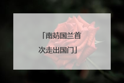 南靖国兰首次走出国门