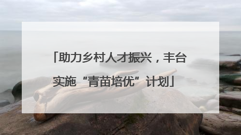 助力乡村人才振兴，丰台实施“青苗培优”计划