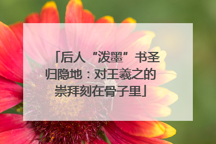后人“泼墨”书圣归隐地:对王羲之的崇拜刻在骨子里