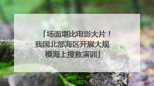 场面堪比电影大片！我国北部海区开展大规模海上搜救演训
