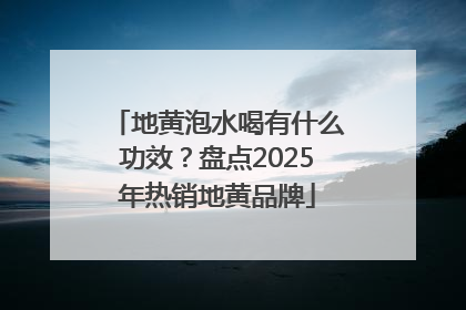 地黄泡水喝有什么功效？盘点2025年热销地黄品牌