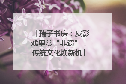 孺子书房：皮影戏里赏“非遗”，传统文化焕新机