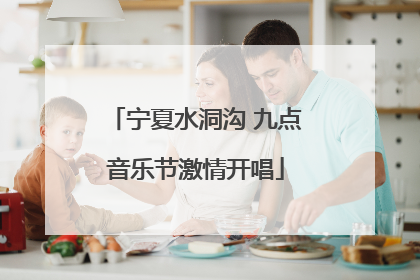 宁夏水洞沟 九点音乐节激情开唱