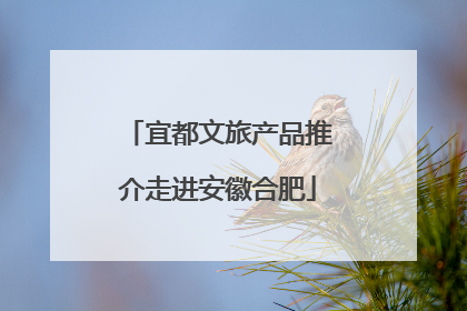 宜都文旅产品推介走进安徽合肥