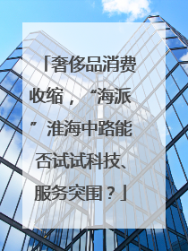奢侈品消费收缩，“海派”淮海中路能否试试科技、服务突围？