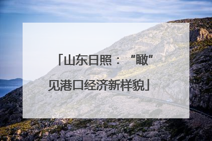 山东日照：“瞰”见港口经济新样貌