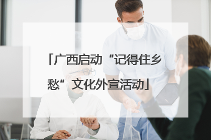 广西启动“记得住乡愁”文化外宣活动
