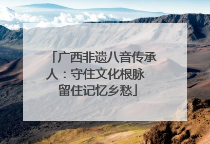 广西非遗八音传承人：守住文化根脉 留住记忆乡愁