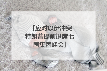 应对以伊冲突 特朗普提前退席七国集团峰会