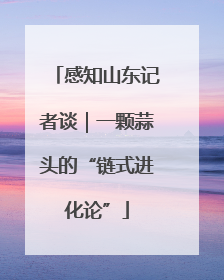 感知山东记者谈｜一颗蒜头的“链式进化论”