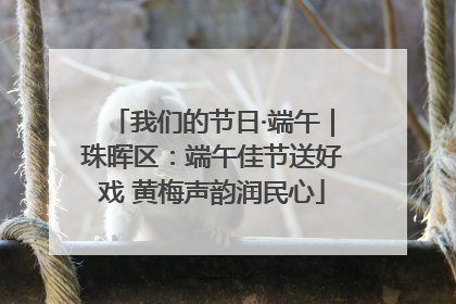 我们的节日·端午｜珠晖区：端午佳节送好戏 黄梅声韵润民心