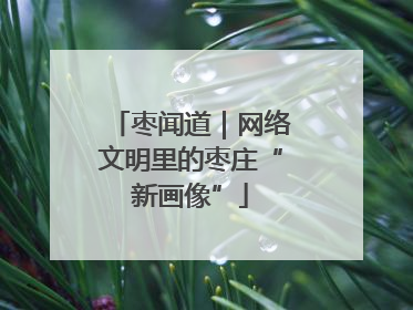 枣闻道｜网络文明里的枣庄“新画像”