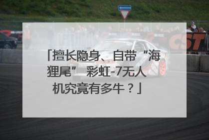 擅长隐身、自带“海狸尾” 彩虹-7无人机究竟有多牛？