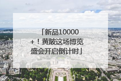 新品10000+！黄陂这场博览盛会开启倒计时