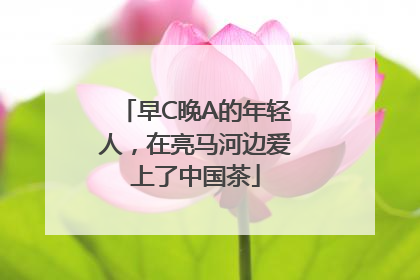 早C晚A的年轻人，在亮马河边爱上了中国茶