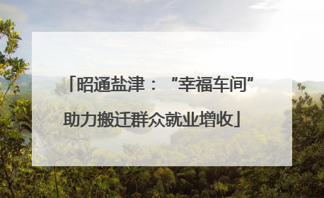 昭通盐津：“幸福车间”助力搬迁群众就业增收