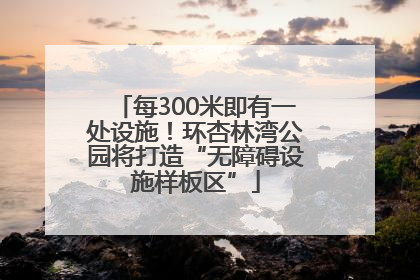 每300米即有一处设施！环杏林湾公园将打造“无障碍设施样板区”